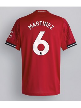 Manchester United Lisandro Martinez #6 Replika Hemmakläder 2025-26 Kortärmad